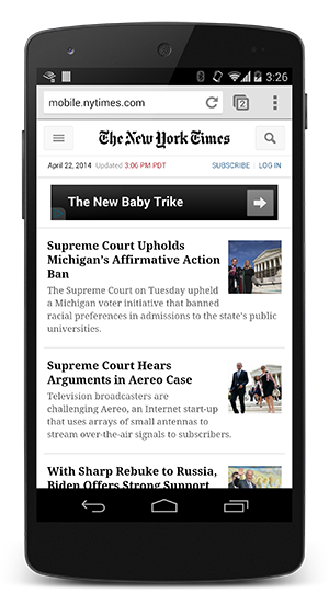 NYT with css